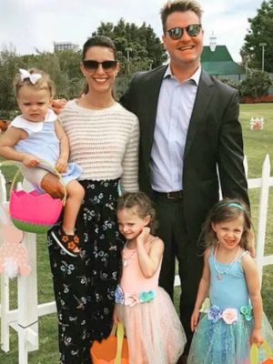 Carly Martos With Her Spouse Zachery Ty Bryan And Daughters