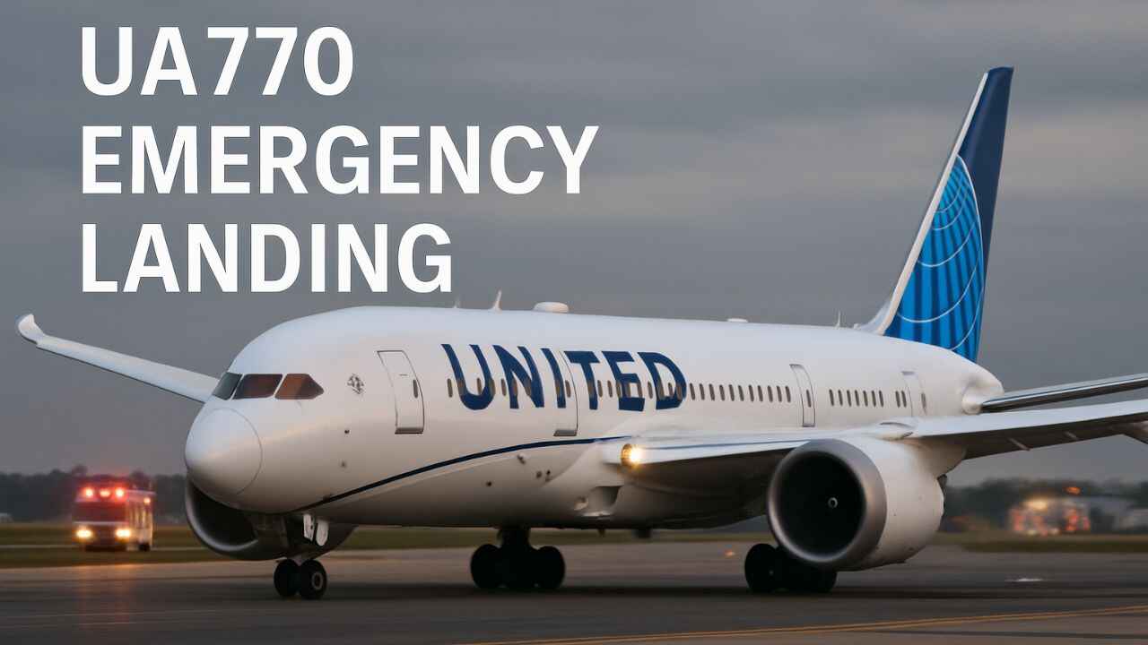 United Airlines Flight Emergency Landing What Really Happened on UA770