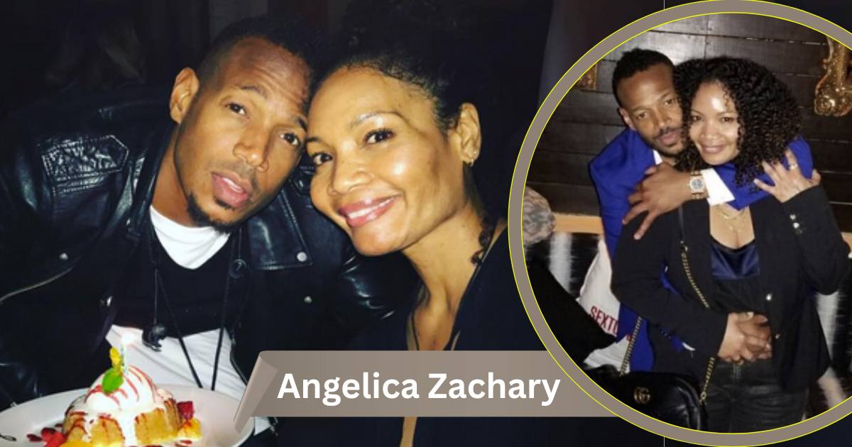 angelica zachary with her husband Marlon Wayans
