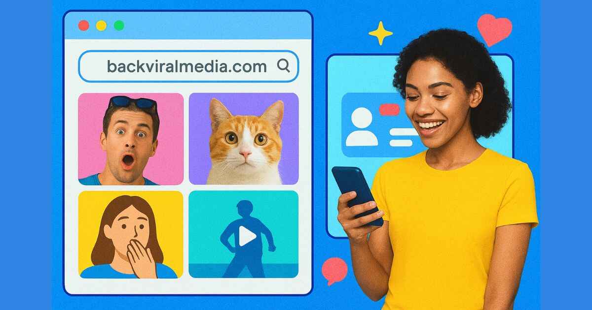 Viral content and memes collage from backviralmedia .com