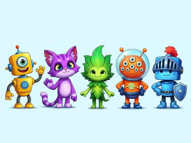 Blooket Play avatar characters called Blooks for students to choose from