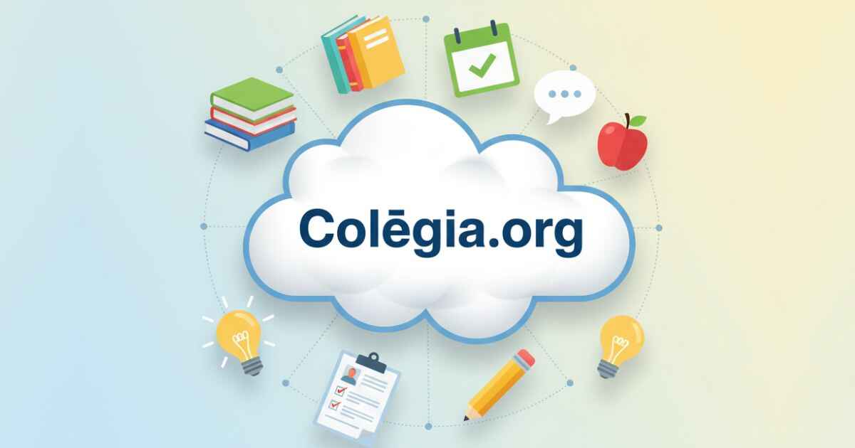 Colēgia.org cloud-based education system with homework, grades, and parent tools