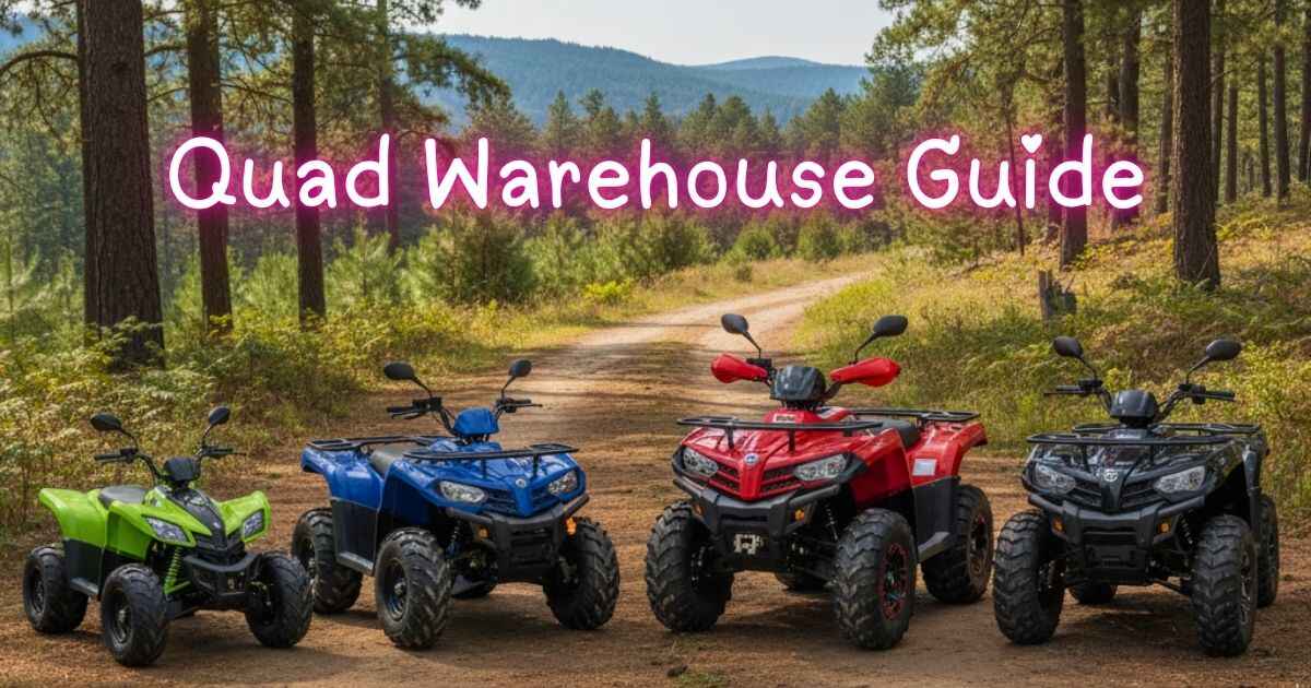 Quad Warehouse buying guide showing electric and petrol quad bikes for kids, teens, and adults