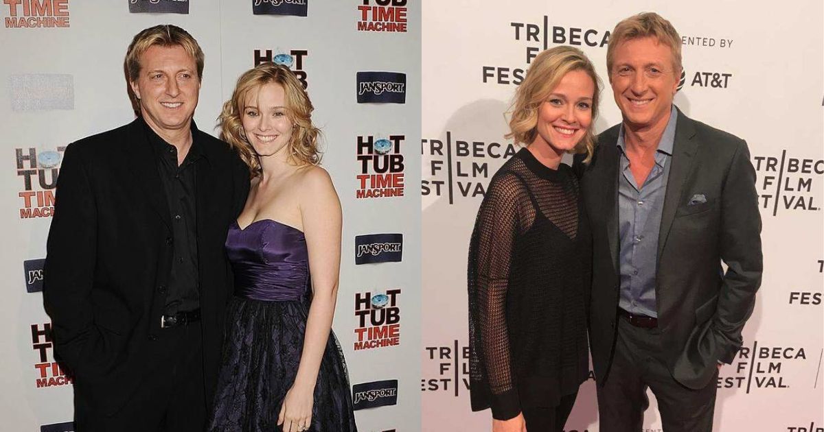 Stacie Zabka with husband William Zabka in early years and recent photo