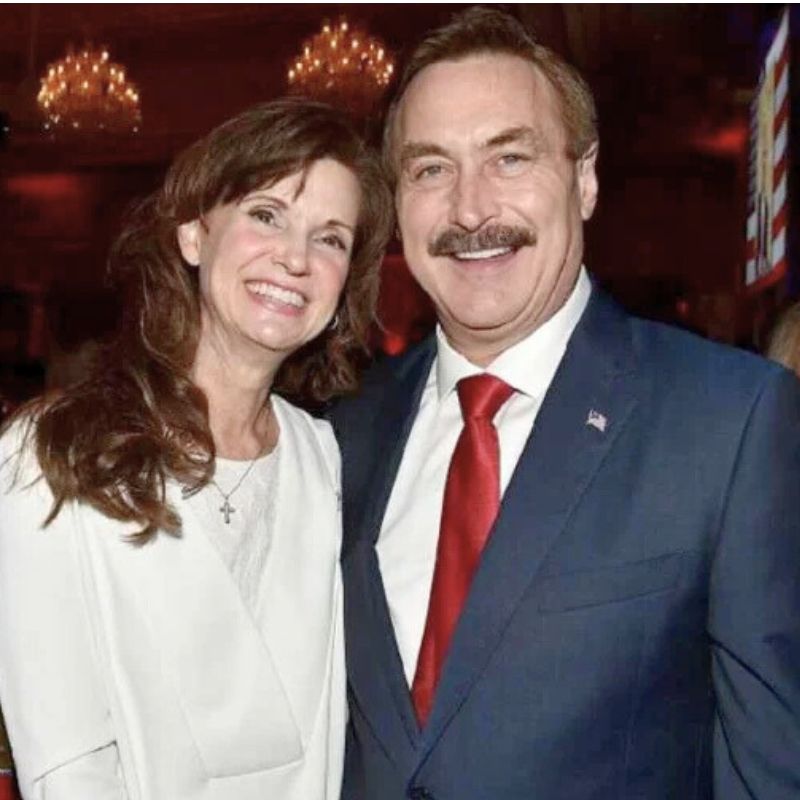 Dallas Yocum is Smiling With Mike Lindell
