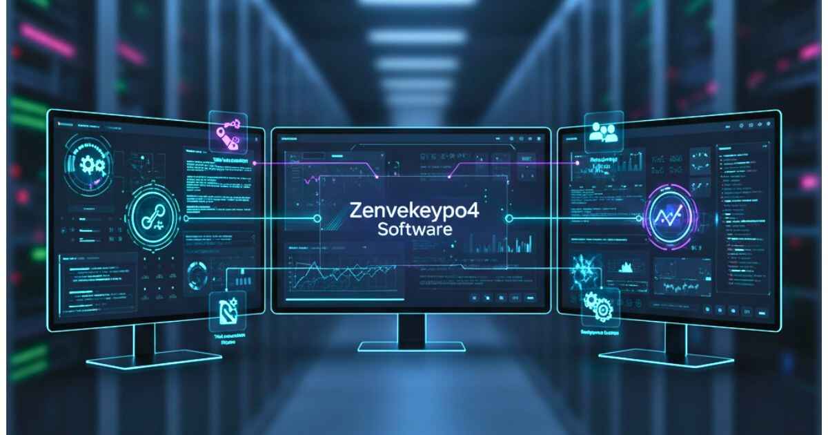 Zenvekeypo4 software dashboard overview showing task automation and multi-device management