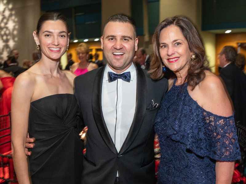 Itzhak Ezratti With His Wife Misha Ezratti and Mom in public event