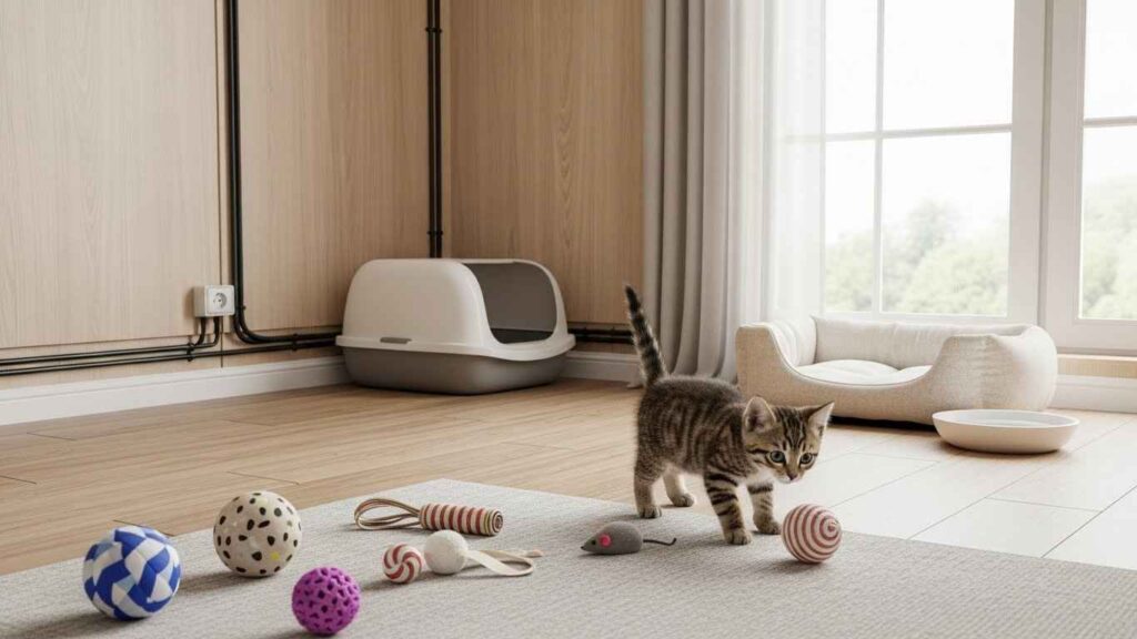 Socialization and Learning Good Manners infoguide for kittens llblogpet